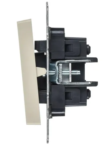 Выключатель перекрестный 2-кл. СП BRITE ВС10-2-3-БрКр 10А механизм беж. IEK BR-V23-0-10-K10 фото 5