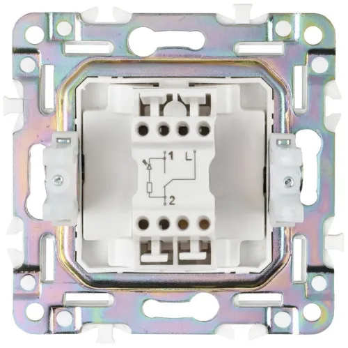 Выключатель проходной 1-кл. SKANDY 10А SK-V08G с индикацией мятный IEK SK-V12-1-10-K06 фото 5