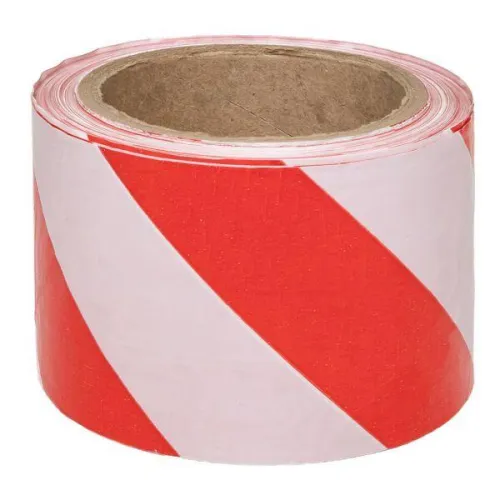 Лента оградительная ЛО "Красно-белая" 75х100 Basic EKF lo-75x100-bas фото 3