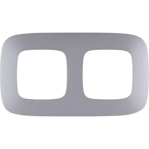 Рамка 2-м Valena Allure универсальная алюм. Leg 754392 фото 5