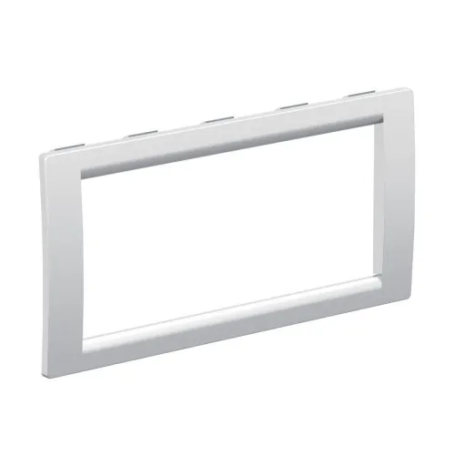 Рамка 4мод. универс. под Brava/VIVA/45х45 сер. металлик DKC F00013G