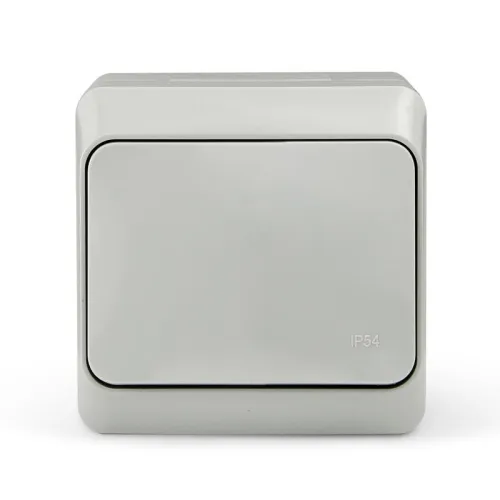 Переключатель 1-кл. ОП Nix 10A IP54 250В сер. TOKOV ELECTRIC TKE-NX-P1-C06-IP54 фото 2