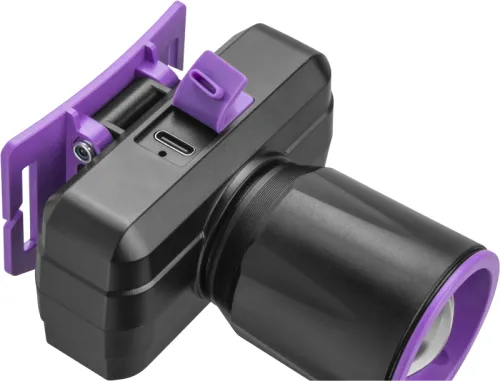 Фонарь аккумуляторный налобный 90 864 OPT-H06-ACCU 1LED 5Вт 3 реж. Li-Ion 1.2А.ч ОНЛАЙТ 90864 фото 4