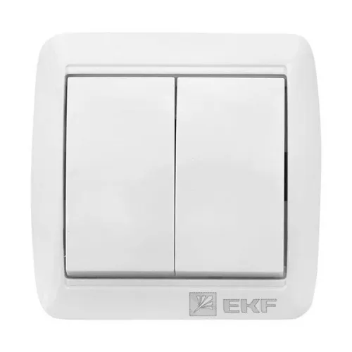 Выключатель 2-кл. ОП Владивосток 10А IP54 бел. PROxima EKF EQR16-023-30-54 фото 5