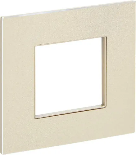 Рамка 1-м SKANDY SK-F31Sh металл шампань IEK SK-M12-M-K37