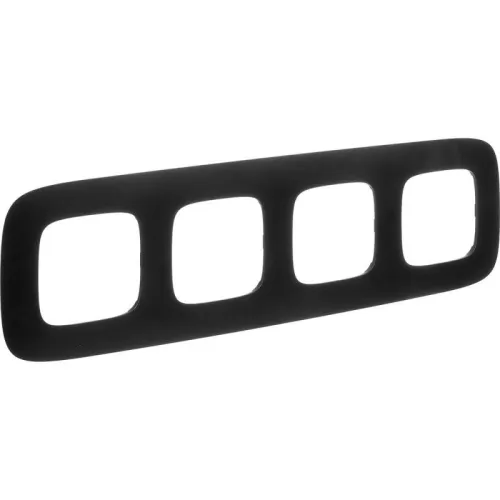 Рамка 4-м Valena Allure универс. матов. черн. Leg 754404 фото 3