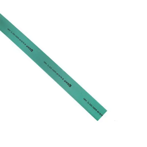 Трубка термоусадочная ТУТ нг 16/8 зел. (уп.100м) EKF tut-16-j фото 2