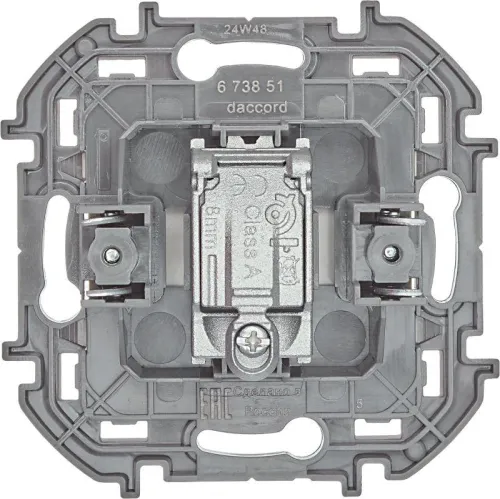 Розетка телевизионная TV Inspiria 2дБ 0-2400мГц с топологией "звезда" механизм сл. кость IEK 673851 фото 4
