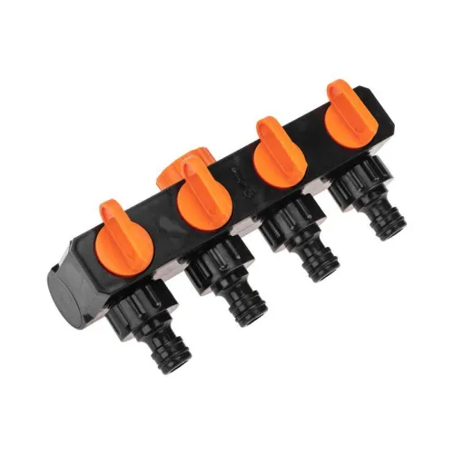 Разветвитель для шланга на 4 канала 1/2-3/4дюйма ЧЕТЫРЕ СЕЗОНА 62-0225 фото 7