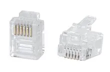 Коннектор телефонный RJ-12 6P6C Cabeus 7126c