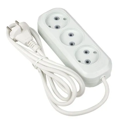 Удлинитель 3х2м без заземл. 10А IP20 Эксперт 2.2кВт ПВС 2х0.75 PROxima EKF UBA10-275-3-02 фото 5