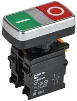 Кнопка "I-O" d22мм 1НО+1НЗ MASTER без подсветки IEK MI-BT60-11R-3-21-K51