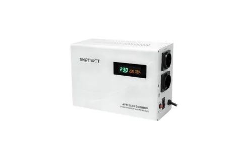 Стабилизатор напряжения настенный SMARTWATT AVR SLIM 2000RW 4512020310004