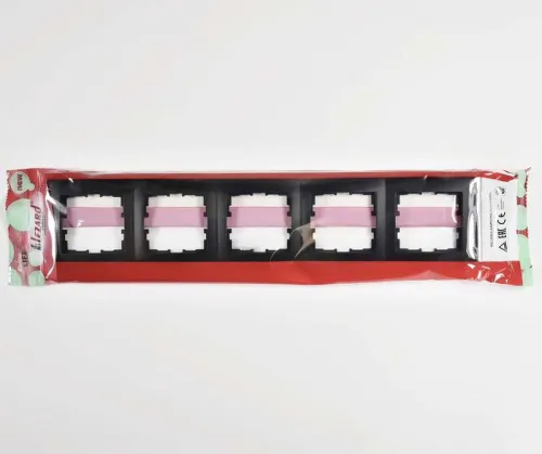 Рамка 5-м Karina Life горизонт. черн. бархат LEZARD 708-4200-150 фото 4