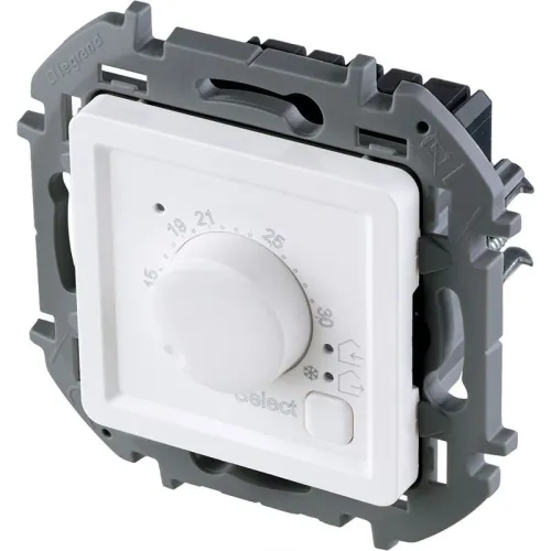 Термостат Inspiria с внешн. датчиком для тепл. полов бел. IEK 673810 фото 3