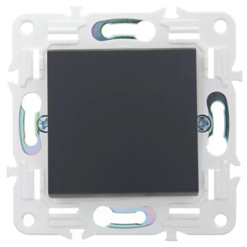 Выключатель 1-кл. SKANDY 10А SK-V01T титан IEK SK-V10-0-10-K48 фото 2