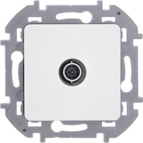 Розетка телевизионная TV Inspiria 2дБ 0-2400мГц с топологией "звезда" механизм бел. IEK 673850 фото 3