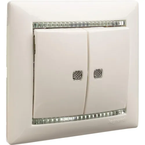 Рамка 1-м Valena бел./крис. Leg 774461 фото 29