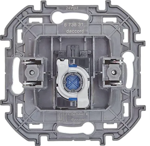 Розетка компьютерная Inspiria RJ45 кат.6 UTP механизм сл. кость IEK 673831 фото 3