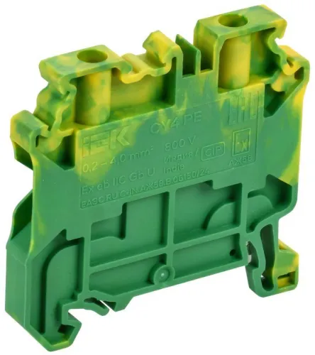 Колодка клеммная CY4BU Ex ARMAFIX IEK AF-CT30-00-K07-004-EX фото 2