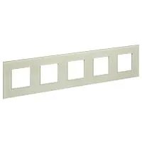 Рамка 5-м SKANDY SK-F25B стекло беж. IEK SK-M52-G-K10