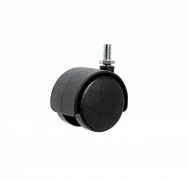 Колесо мебельное поворотное резьба М8 d40 без тормоза пластик черн. (уп.1шт) Tech-Krep/Zitar 151196