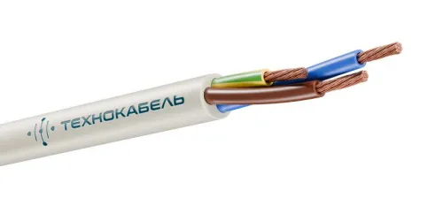 Провод ПВС 3х1.5 (2х1.5+1х1.5) 380В Б (бухта) (м) Технокабель 00-00148771
