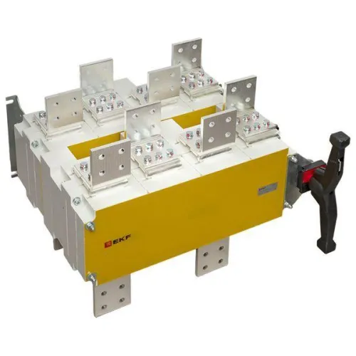 Рубильник-переключатель 4п 2500А с рукояткой управления для прямой установки PowerSwitch EKF pscs-2500-4 фото 6