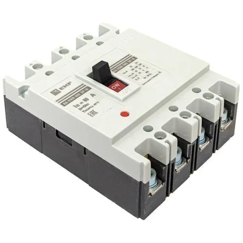 Выключатель автоматический 4п 100/80А 5In 35кА ВА-99М PROxima EKF mccb99-4P5In100-80m фото 7