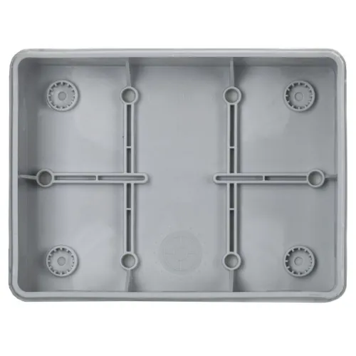 Коробка распаячная ОП КМ42441 150х110х70мм IP67 10 вводов сер. IEK UKO21-150-110-070-K41-66 фото 3