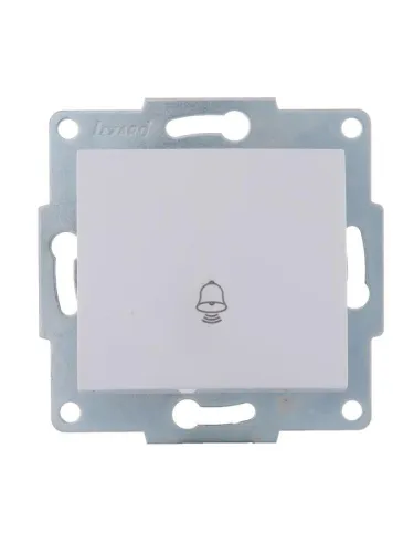 Механизм кнопки звонка 1-кл. 1п СП Karina 10А IP20 бел. LEZARD 707-0288-103