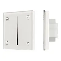Панель SMART-P6-DIM-G-IN White 12-24В 4х3А Sens 2.4G IP20 пластик Arlight 034781