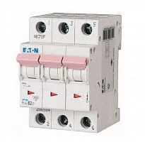 Выключатель автоматический модульный 3п C 16А 6кА PL6-C16/3 EATON 286601