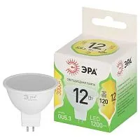 Лампа светодиодная GREEN LINE MR16-12W-830-GU10 GL 12Вт софит 3000К свет тепл. GU10 Эра Б0067058