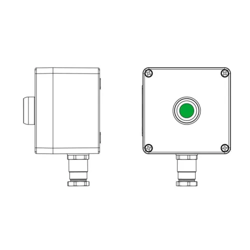 Пост управления взрывозащ. из полиэстера CPE-P-03-(1xP1G(11))-1xKH2MHK(C)1Ex d e IIC Т5 Gb / Ex tb IIIC T95град.C Db IP66/КЗ DKC 2231.031.22.1215