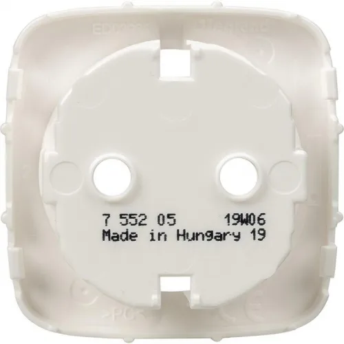 Панель лицевая Valena Allure для розетки 2К+З бел. Leg 755205 фото 2