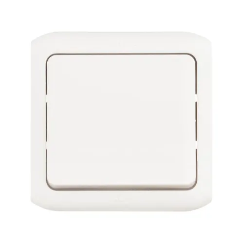 Переключатель проходной 1-кл. ОП Quteo 10А IP44 250В 10AX бел. Leg 782304 фото 3