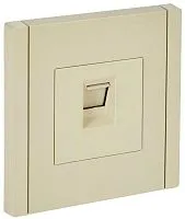 Розетка компьютерная RJ45 кат.5E FORTE&PIANO FP432 ваниль IEK FP-K10-1-K10