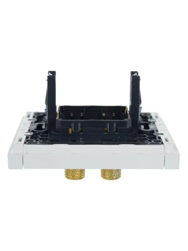 Аудиорозетка 4-м FORTE&PIANO FP239 бел. IEK FP-S40-K01 фото 3