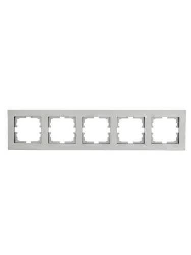 Рамка 5-местн. горизонт. VESNA платина LEZARD 742-3500-150