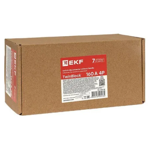 Рубильник 4п 160А без рукоятки управления TwinBlock EKF tb-s-160-4p фото 8