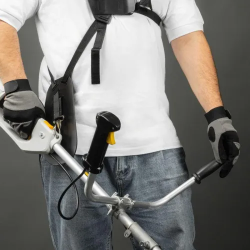 Триммер электрический KR-1400 1400Вт 420/255мм катушка+диск разборная штанга Kranz KR-16-1212 фото 8