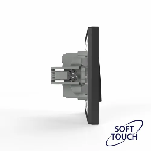 Переключатель перекрестный 1-кл. СП Pixel IP20 механизм карбон TOKOV ELECTRIC TKE-PX-P1R-C14 фото 2