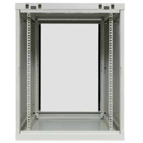 Шкаф настенный 19дюйм TERACOM PRO 12U 600х450мм дверь стеклянная с замком-ручкой сер. EKF TRP-WLL-1264-40G фото 4