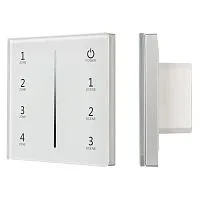 Панель Sens SMART-P29-DIM White (230В 4 зоны 2.4G) (IP20 пластик) Arlight 027103