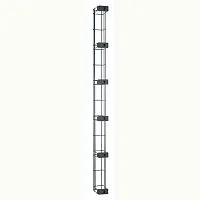 Фиксатор сетчатый кабельный 1560х100х150мм для шкафов Altis 19дюймов Leg 033135