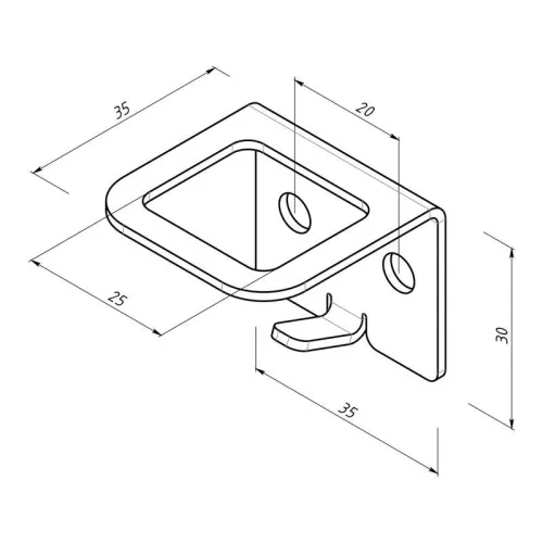 Держатель для обувных ложек и зонтов настенный черн. Rexant 38-0639 фото 5