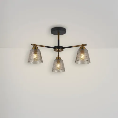 Люстра Kello 60Вт E27х3 IP20 Freya FR4015PL-03BBZ фото 6