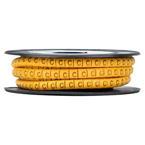 Маркер каб. 4.0кв.мм "C" (ЕС-2) (уп.500шт) EKF plc-KM-4-C фото 3