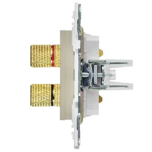 Аудиорозетка 4-м SKANDY SK-A01B беж. IEK SK-S40-K10 фото 2